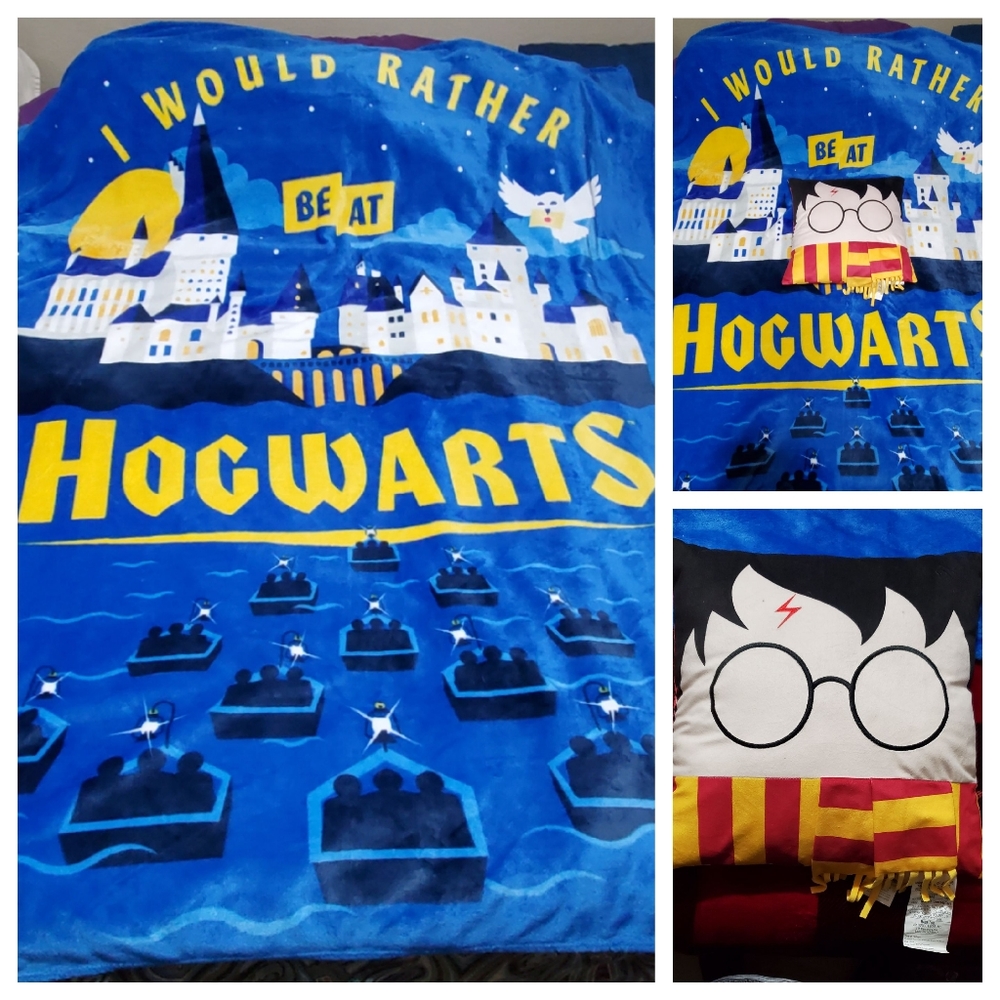 Harry Potter Pillow & Blanket Set